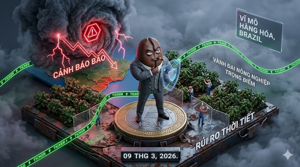 Inmet cảnh báo bão lớn tại miền Nam và Đông Nam Brazil: Rủi ro thời tiết đe dọa các vành đai nông nghiệp trọng điểm