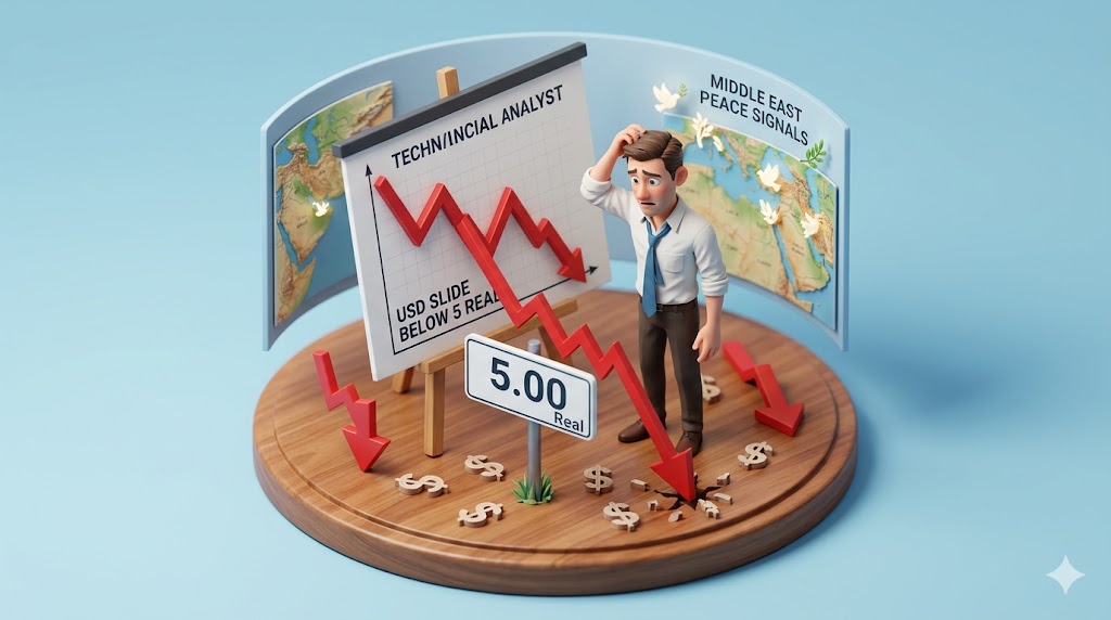Tín hiệu hòa bình Trung Đông đẩy USD trượt mốc 5 Real