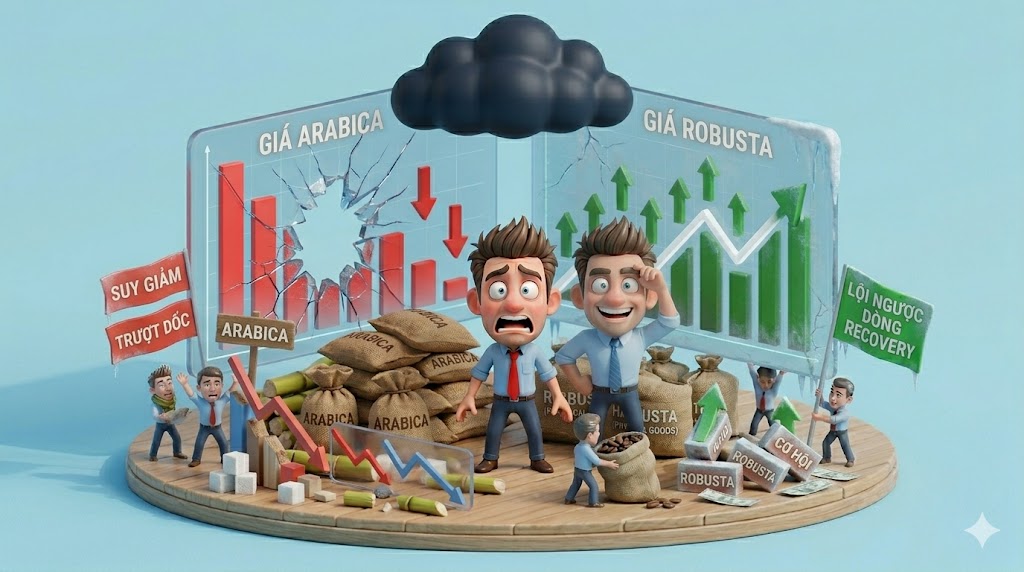 Brazilian harvest drowns Arabica prices, Robusta goes upstream